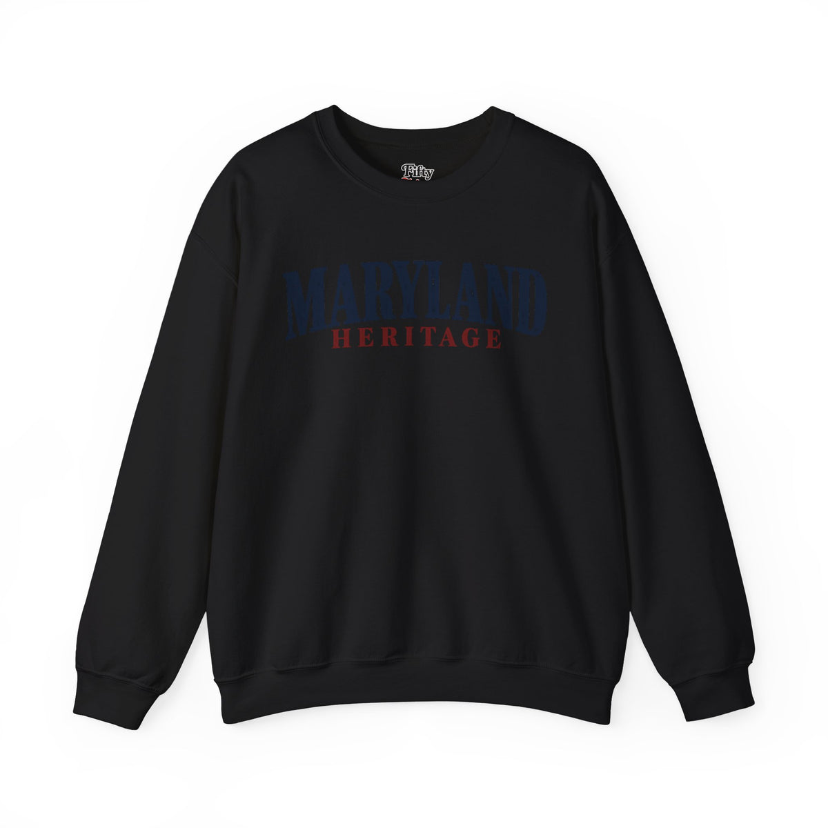 Maryland Heritage Unisex Crewneck Sweatshirt State Name Graphic
