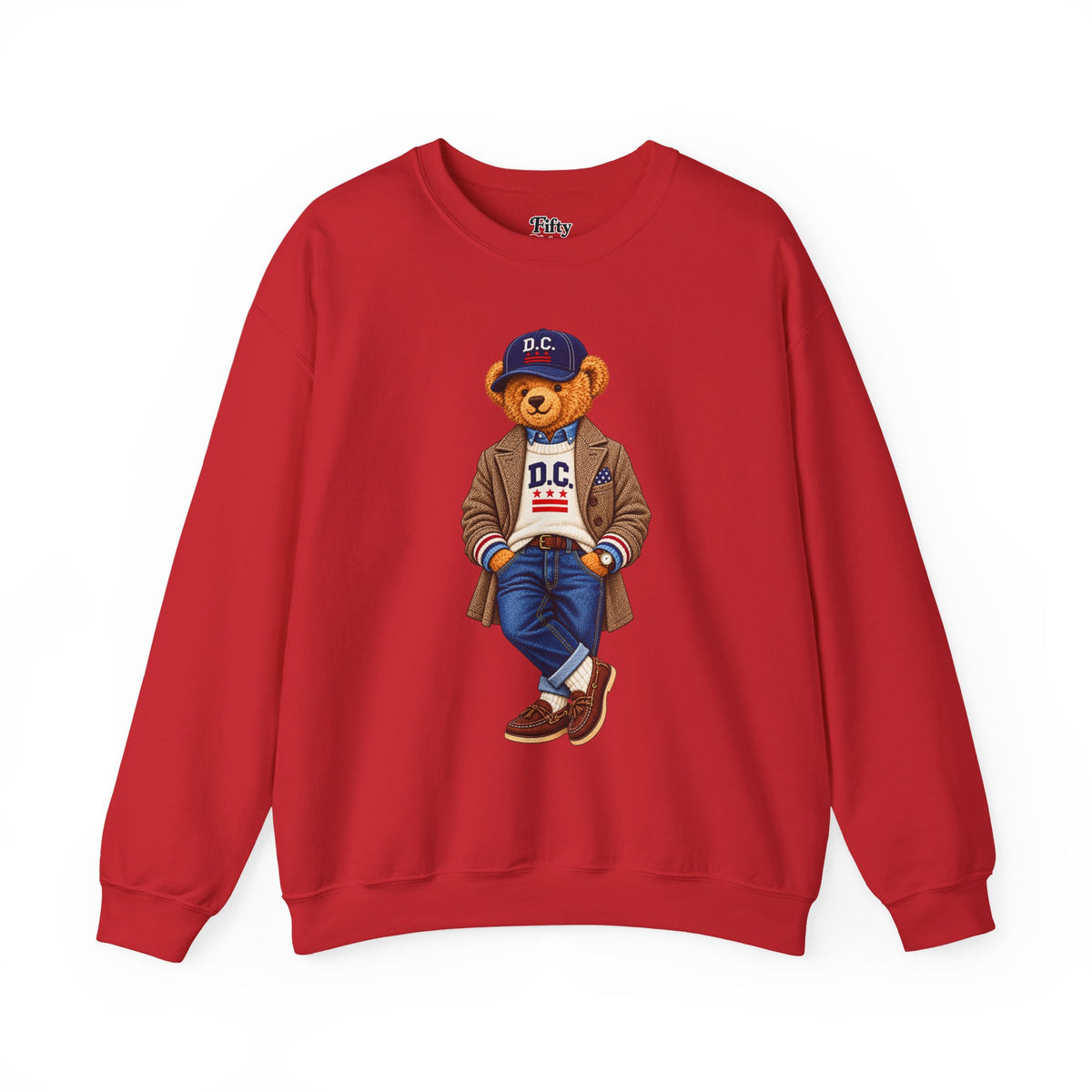 Washington D.C - Game Day Teddy Bear Sweatshirt