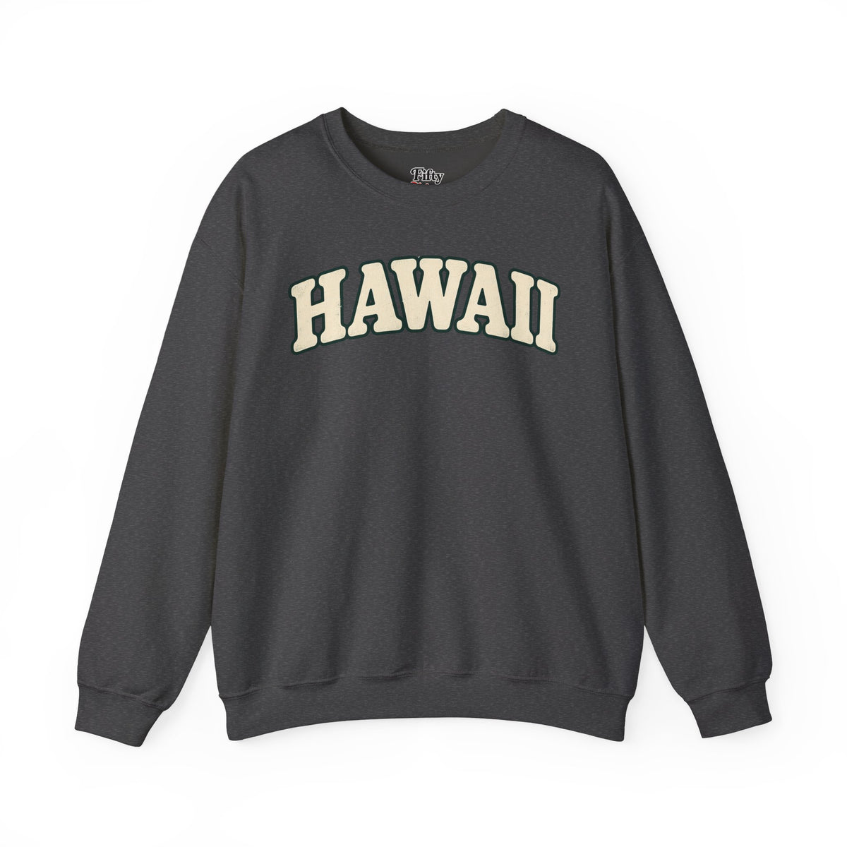 Hawaii Unisex Crewneck Sweatshirt State Name Graphic