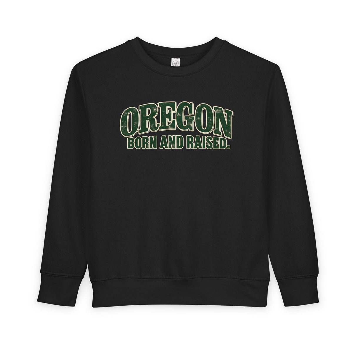 Oregon Born and Raised Classic Souvenir Unisex Toddler Sweatshirt