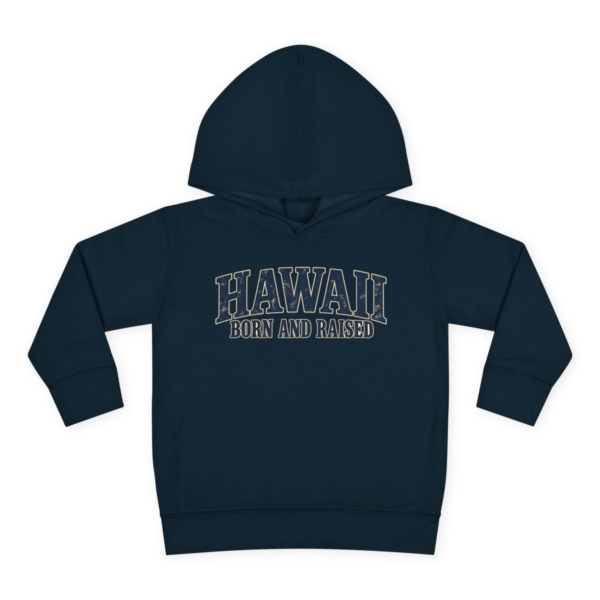 Hawaii Born and Raised Local Pride Unisex Toddler Pullover Fleece Hoodie