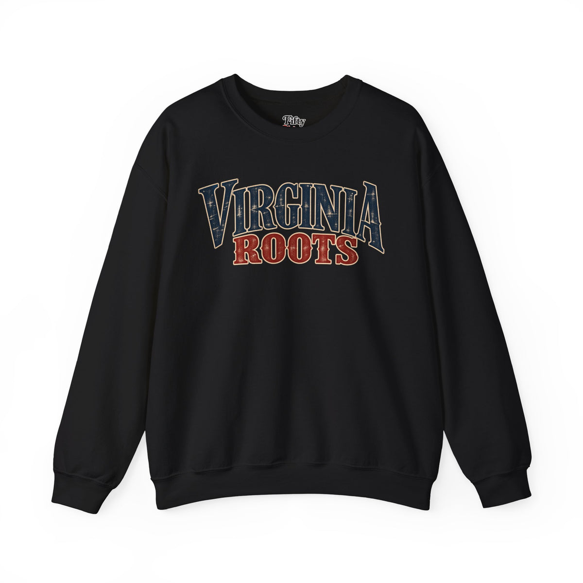 Virginia Roots Unisex Crewneck Sweatshirt State Name Graphic