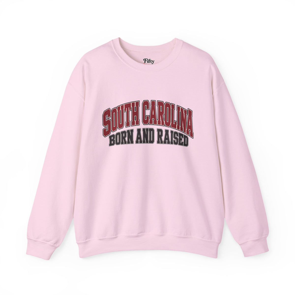 South Carolina Born and Raised Old-School Athletic Unisex Sweatshirt Graphic
