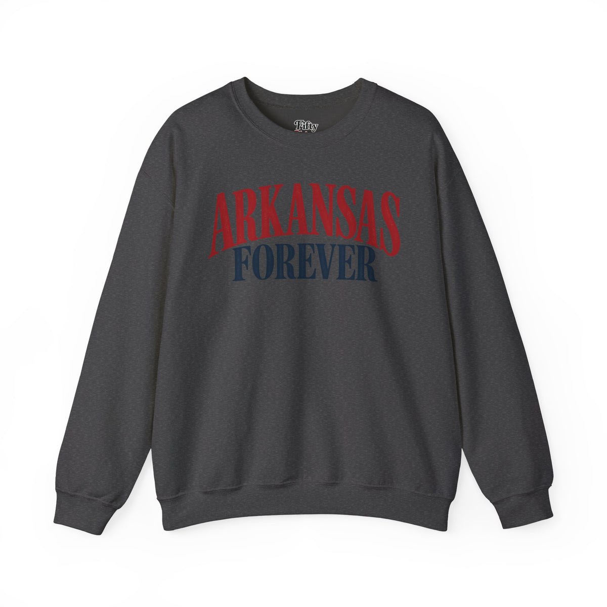 Arkansas Forever Unisex Crewneck Sweatshirt State Name Graphic