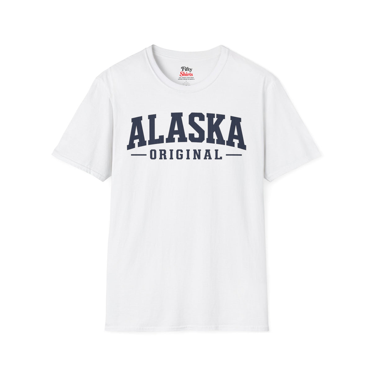 Alaska Original Unisex Softstyle T Shirt State Name Graphic Tee