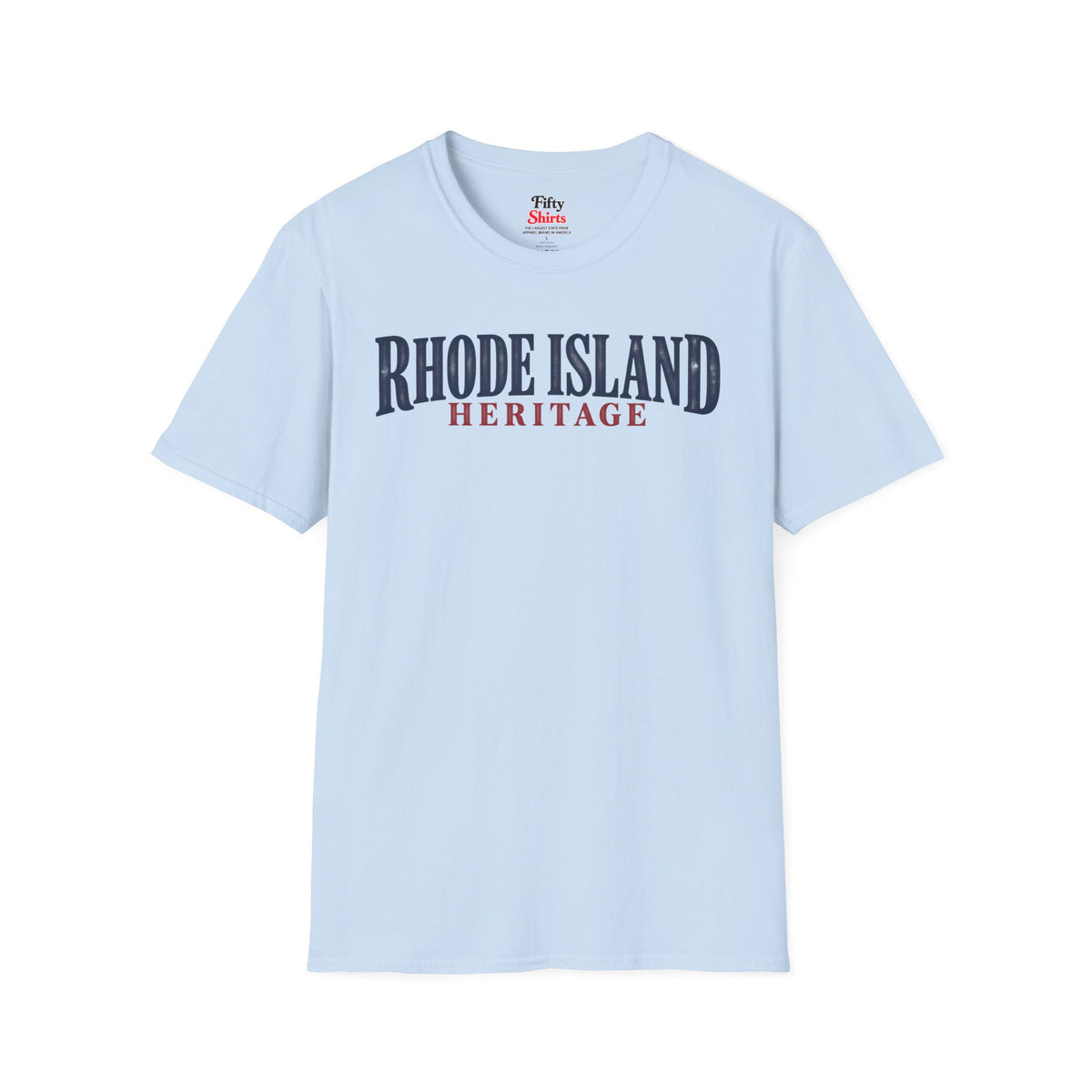 Rhode Island Heritage Unisex Softstyle T Shirt State Name Graphic Tee