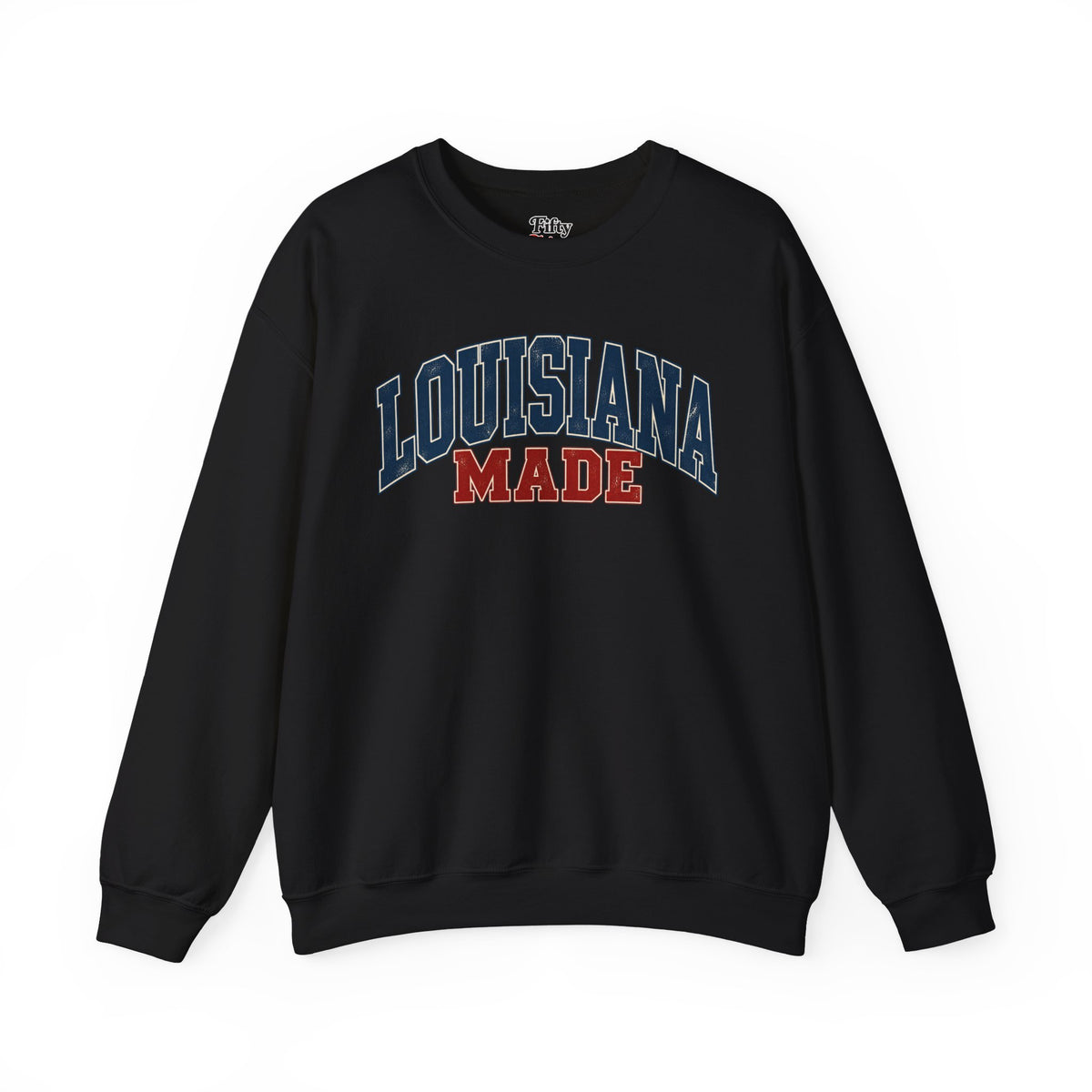 Louisiana Made Unisex Crewneck Sweatshirt State Name Graphic