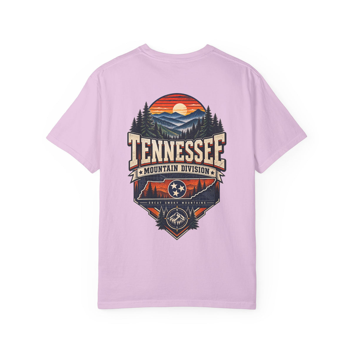 Tennessee Mountain Division Unisex Comfort Color 1717 Streetwear Graphic Tee
