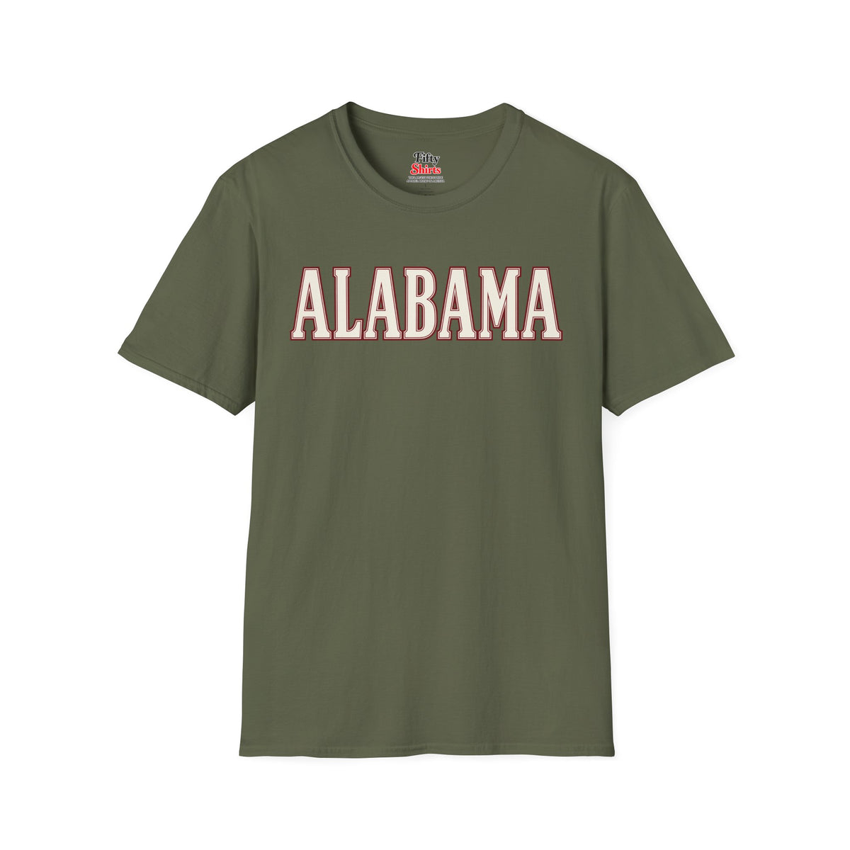 Alabama Unisex Softstyle T Shirt State Name Graphic Tee