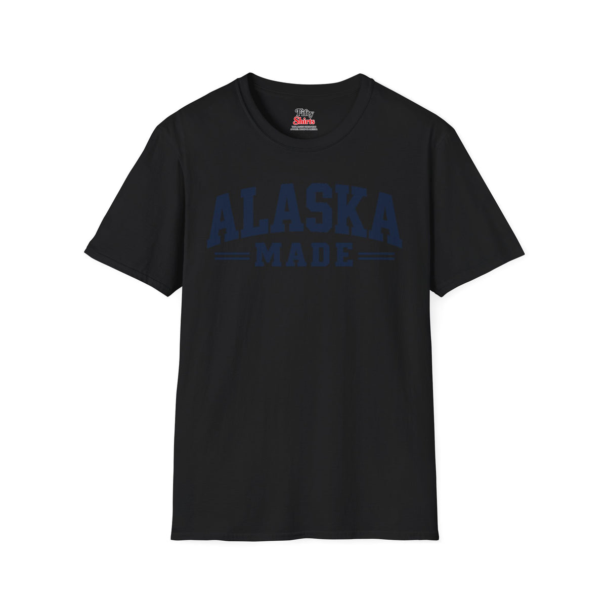 Alaska Made Unisex Softstyle T Shirt State Name Graphic Tee