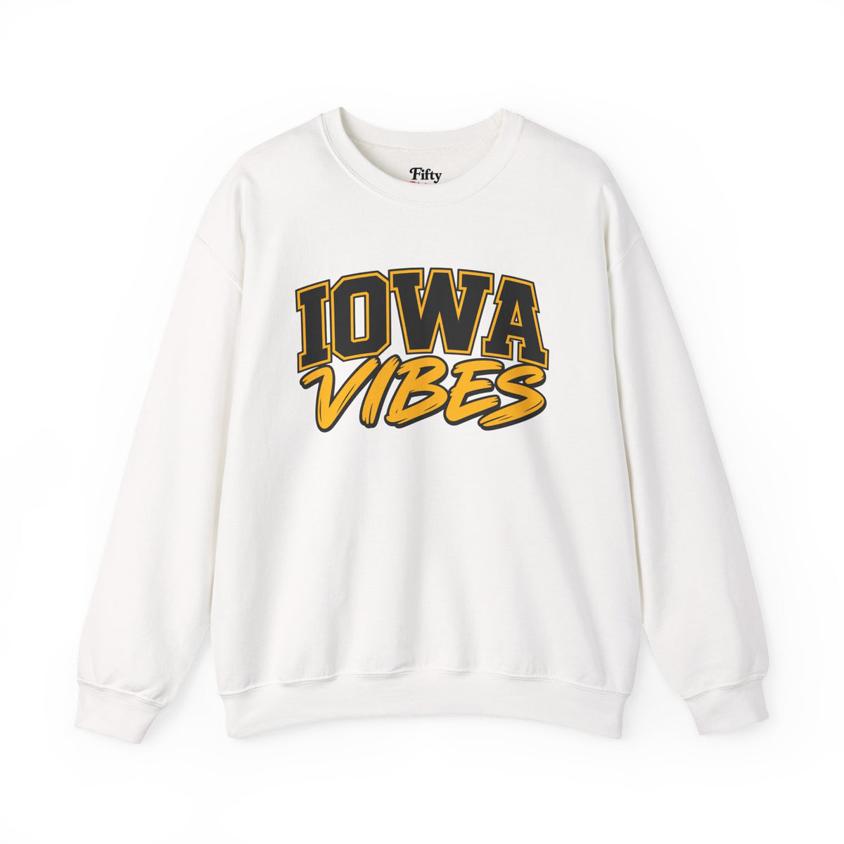 Iowa Vibes Unisex Crewneck Sweatshirt State Name Graphic