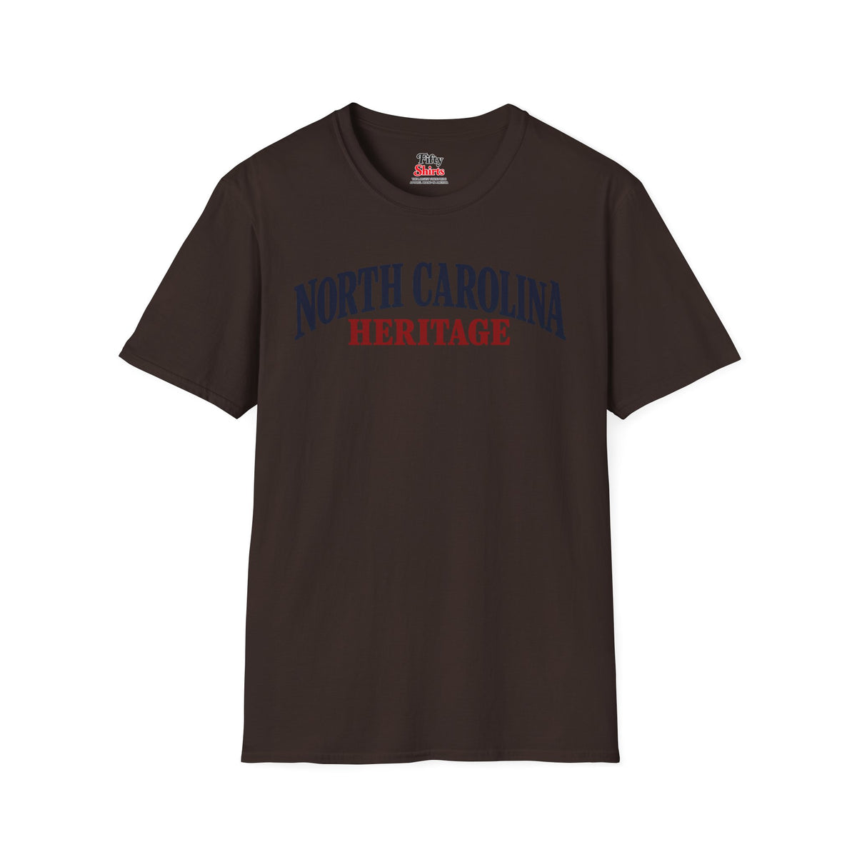 North Carolina Heritage Unisex Softstyle T Shirt State Name Graphic Tee