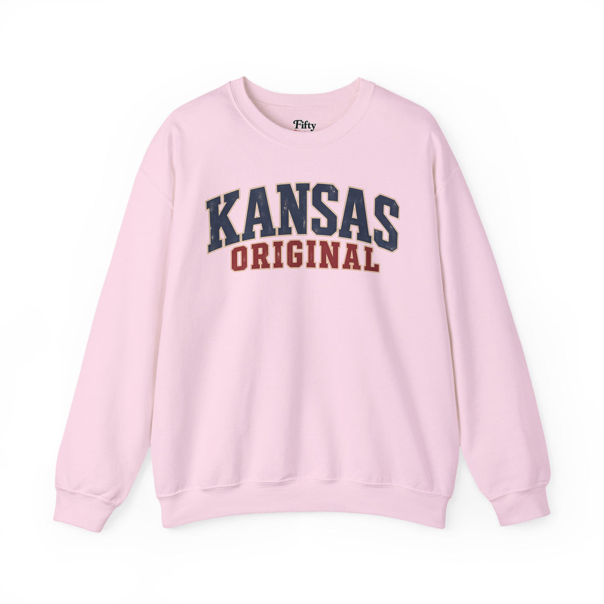 Kansas Original Unisex Crewneck Sweatshirt State Name Graphic