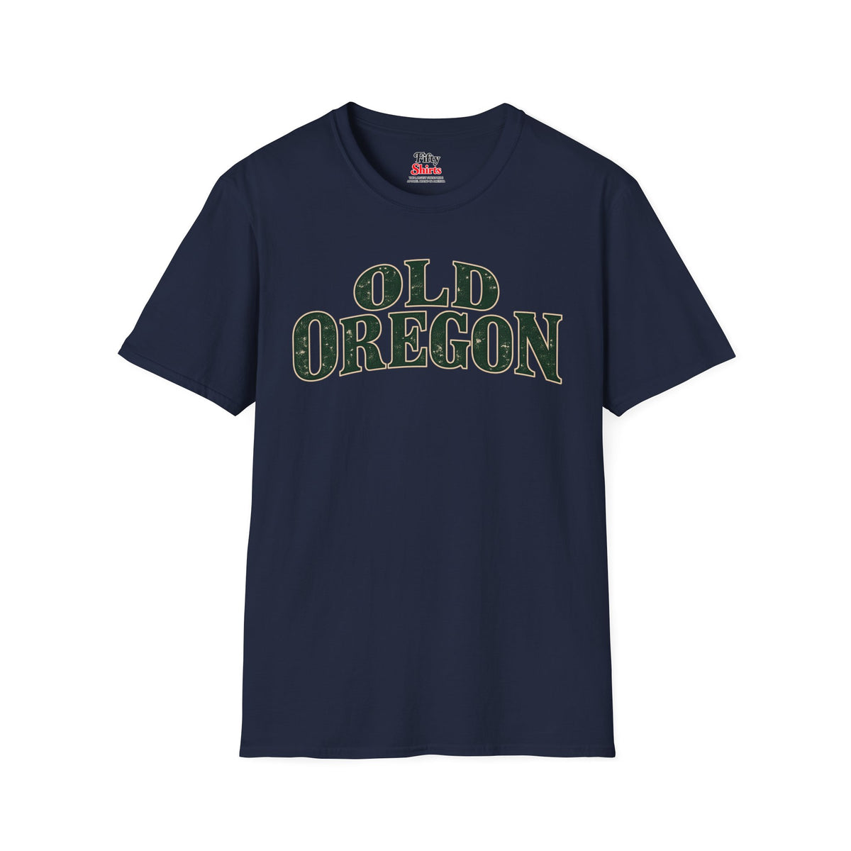 Old Oregon Unisex Softstyle T Shirt State Name Graphic Tee