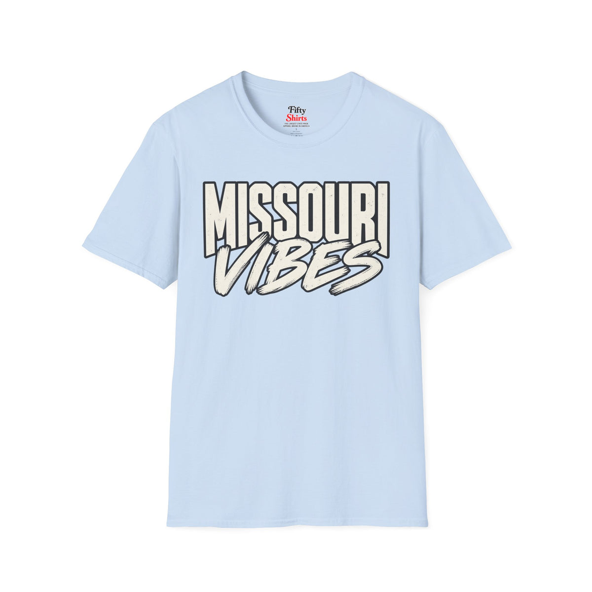 Missouri Vibes Unisex Softstyle T Shirt State Name Graphic Tee
