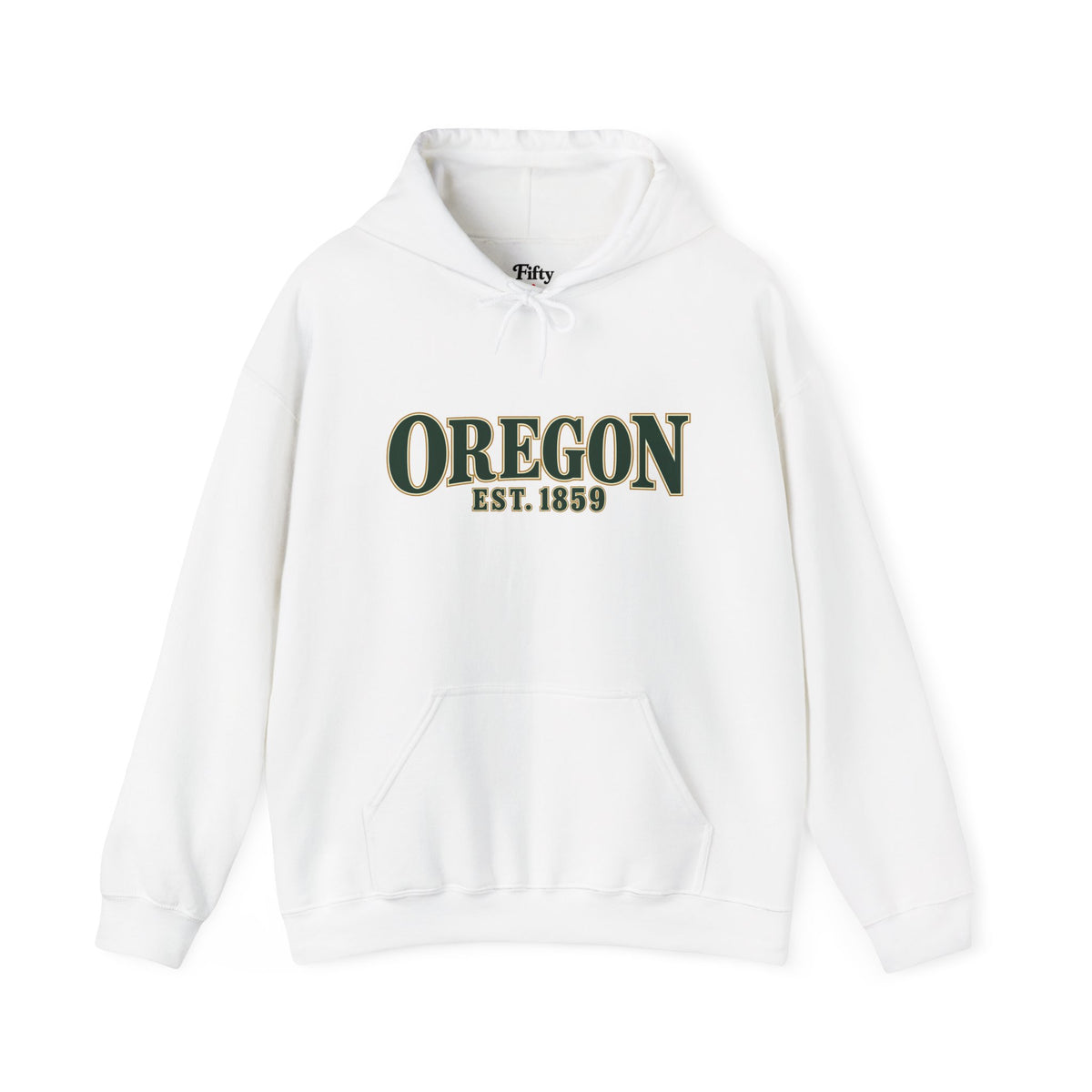 Oregon EST 1859 Unisex Hoodie State Name Graphic