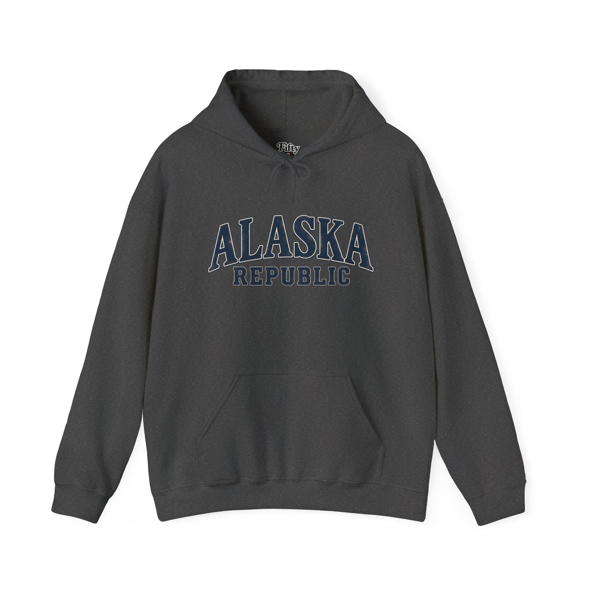 Alaska Republic Unisex Hoodie State Name Graphic