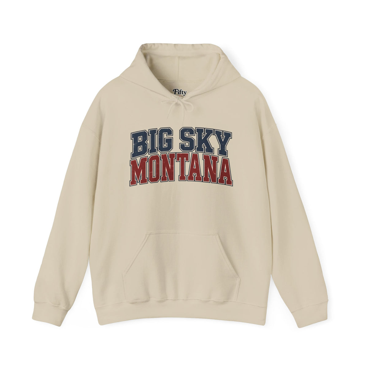 Big Sky Montana Unisex Hoodie State Name Graphic