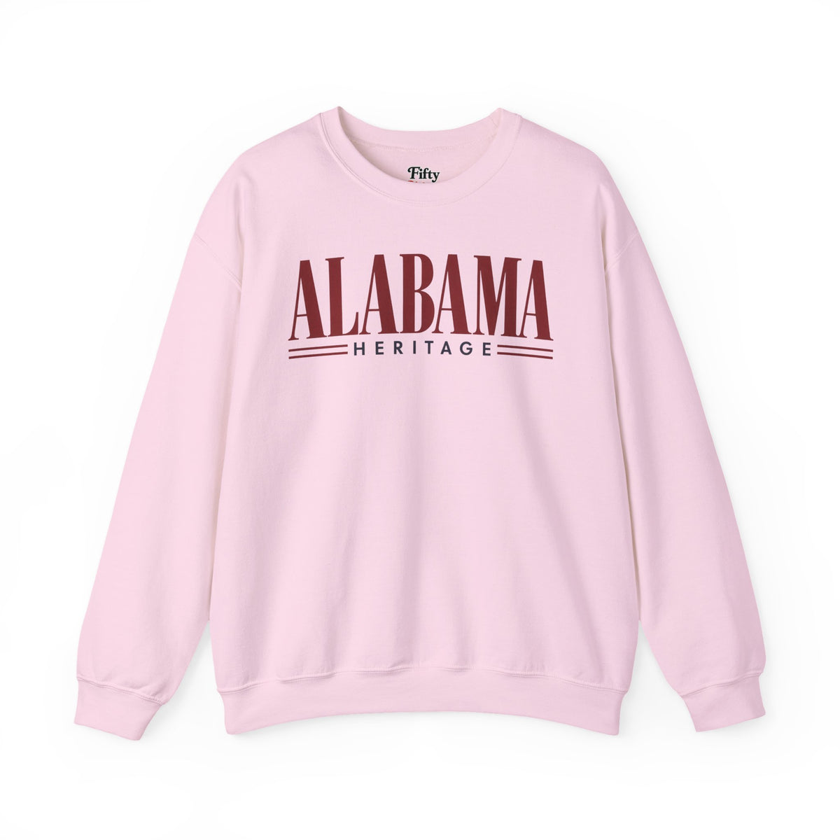 Alabama Heritage Unisex Crewneck Sweatshirt State Name Graphic