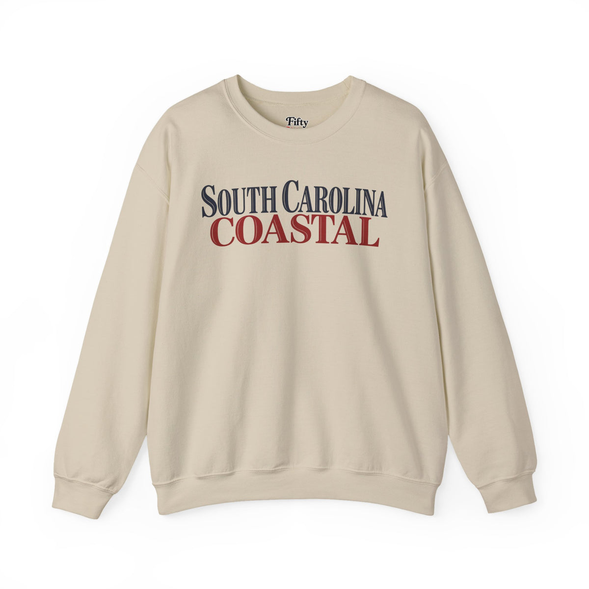 South Carolina Coastal Unisex Crewneck Sweatshirt State Name Graphic