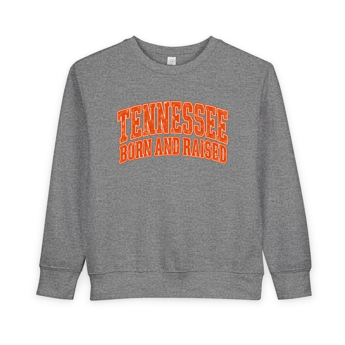 Tennessee Born and Raised Southern Collegiate Unisex Toddler Sweatshirt