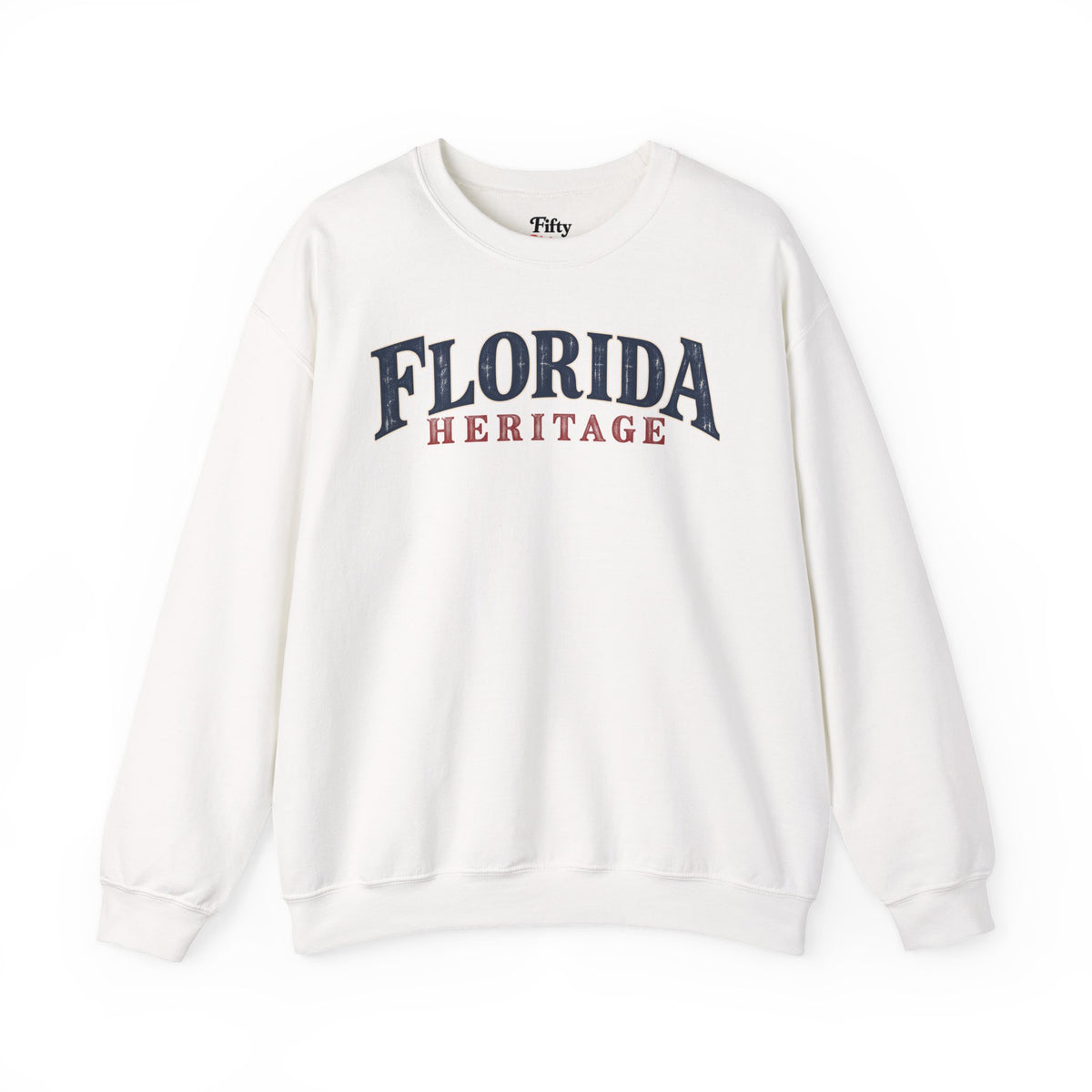 Florida Heritage Unisex Crewneck Sweatshirt State Name Graphic