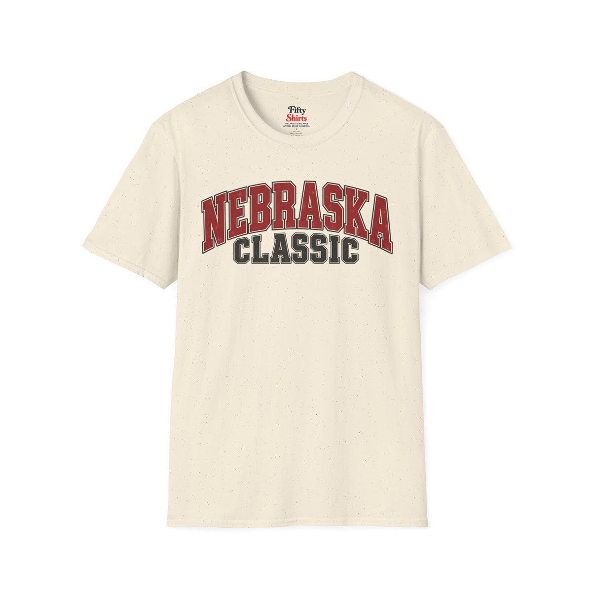 Nebraska Classic Unisex Softstyle T Shirt State Name Graphic Tee