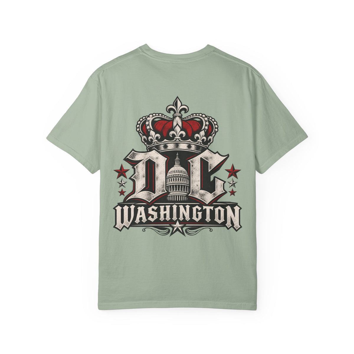 Washington DC Crown Unisex Comfort Color 1717 Streetwear Graphic Tee