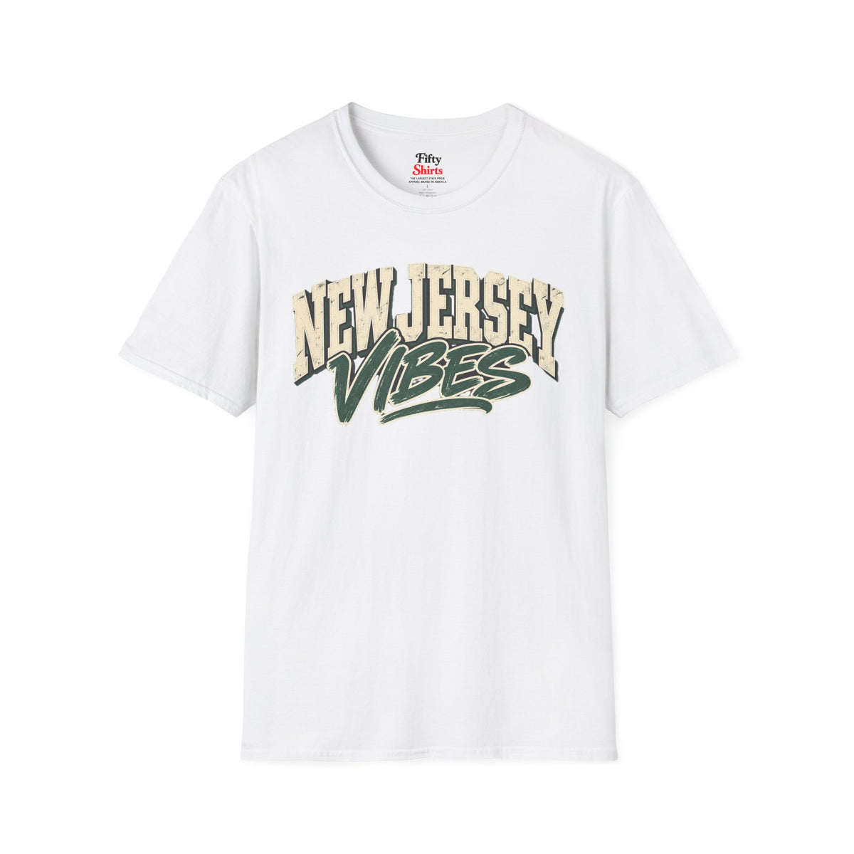New Jersey Vibes Unisex Softstyle T Shirt State Name Graphic Tee