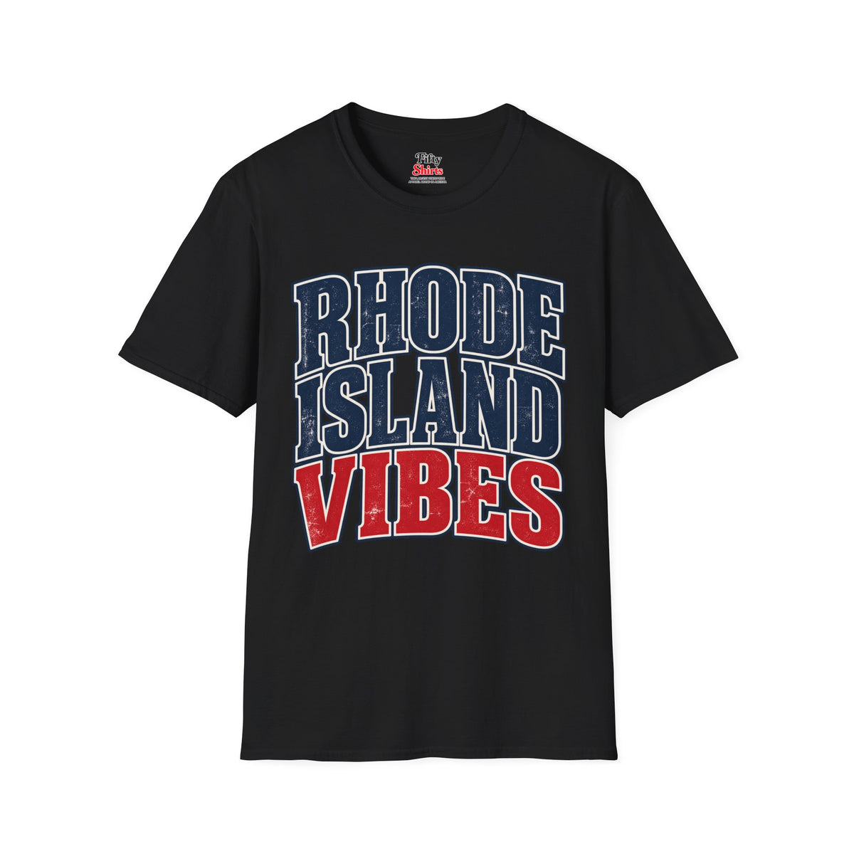 Rhode Island Vibes Unisex Softstyle T Shirt State Name Graphic Tee