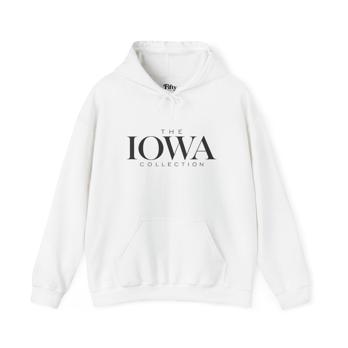 The Iowa Collection Unisex Hoodie State Name Graphic