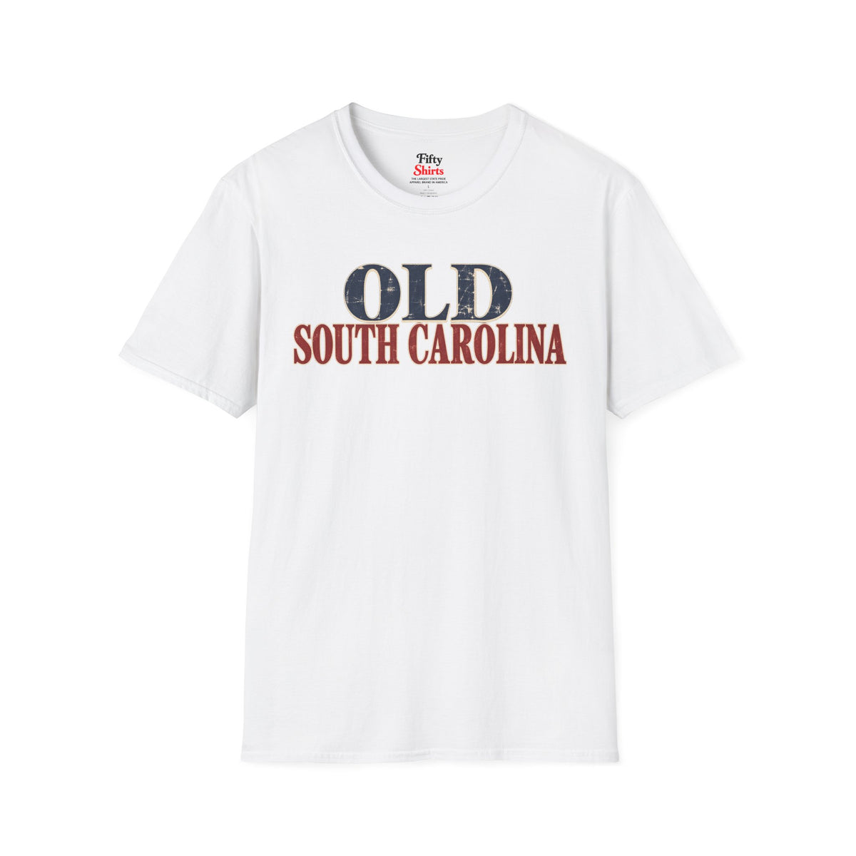 Old South Carolina Unisex Softstyle T Shirt State Name Graphic Tee