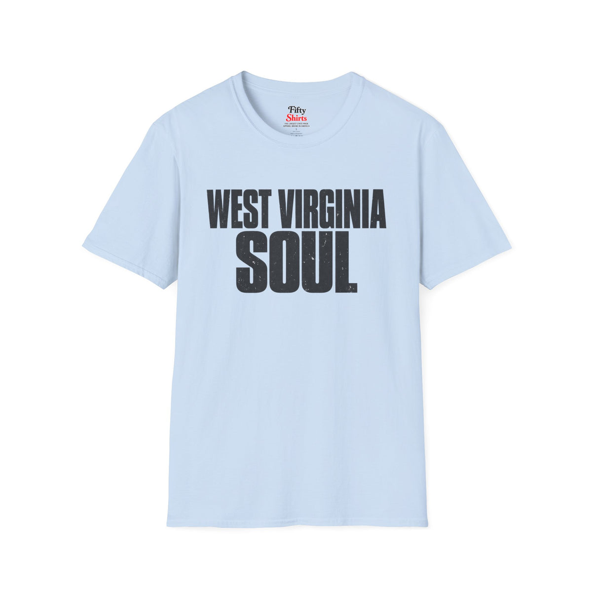West Virginia Soul Unisex Softstyle T Shirt State Name Graphic Tee