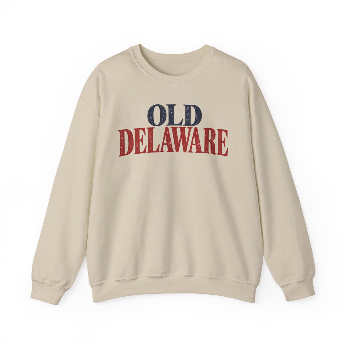 Old Delaware Unisex Crewneck Sweatshirt State Name Graphic