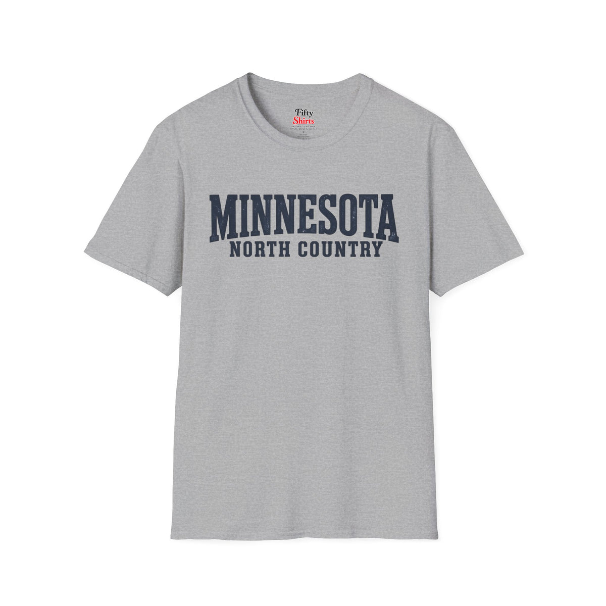 Minnesota North Country Unisex Softstyle T Shirt State Name Graphic Tee
