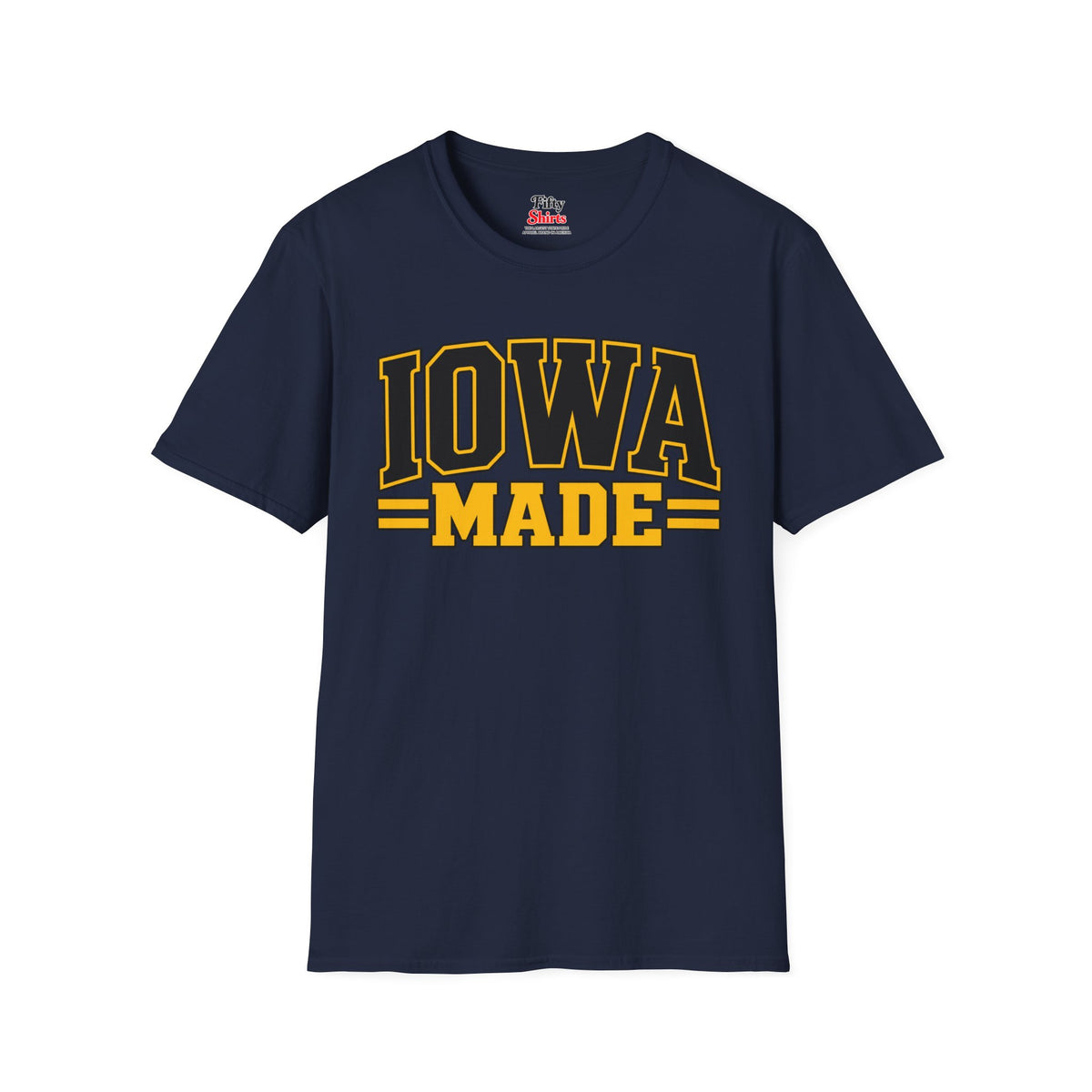 Iowa Made Unisex Softstyle T Shirt State Name Graphic Tee