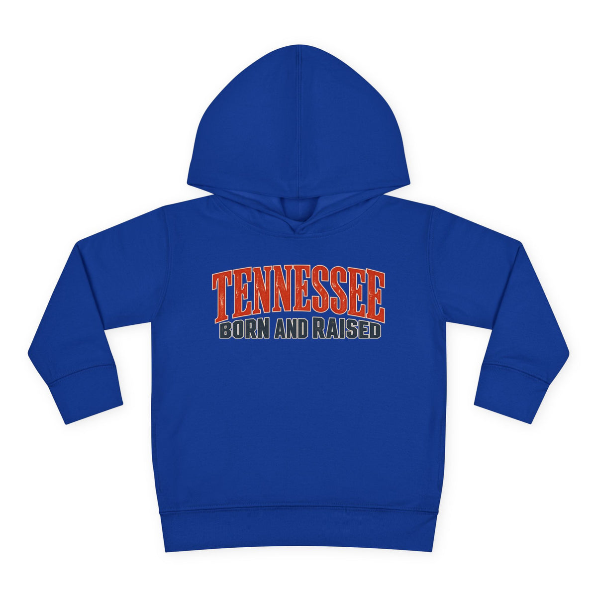 Tennessee Born and Raised Premium Southern Heritage Unisex Toddler Pullover Fleece Hoodie
