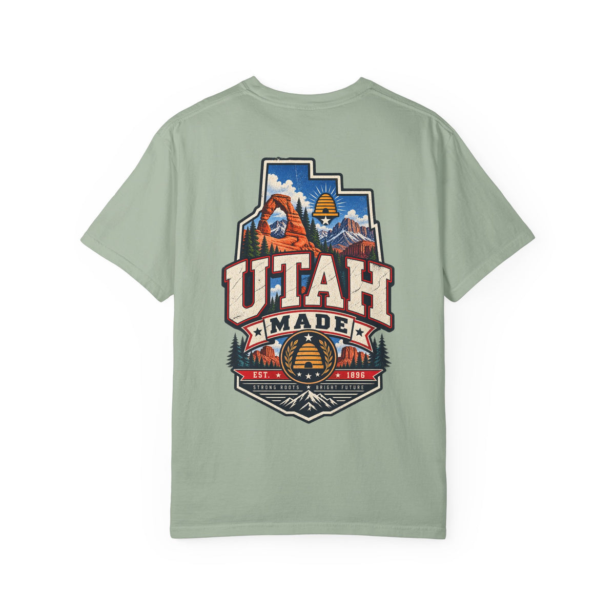 Utah Made Unisex Comfort Color 1717 Streetwear Graphic Tee