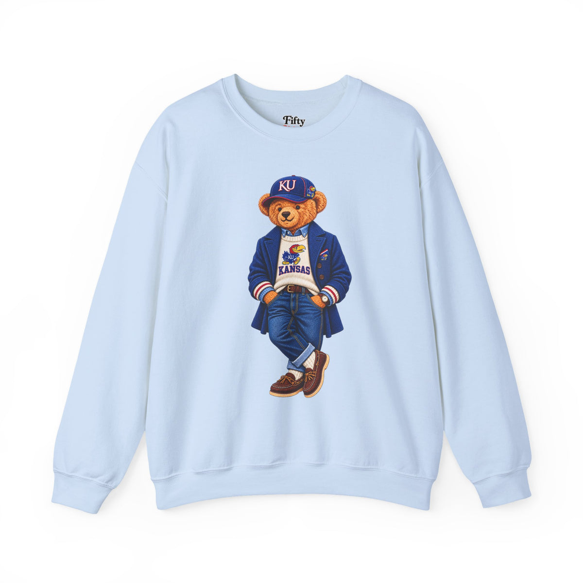 Kansas- Game Day Teddy Bear Sweatshirt