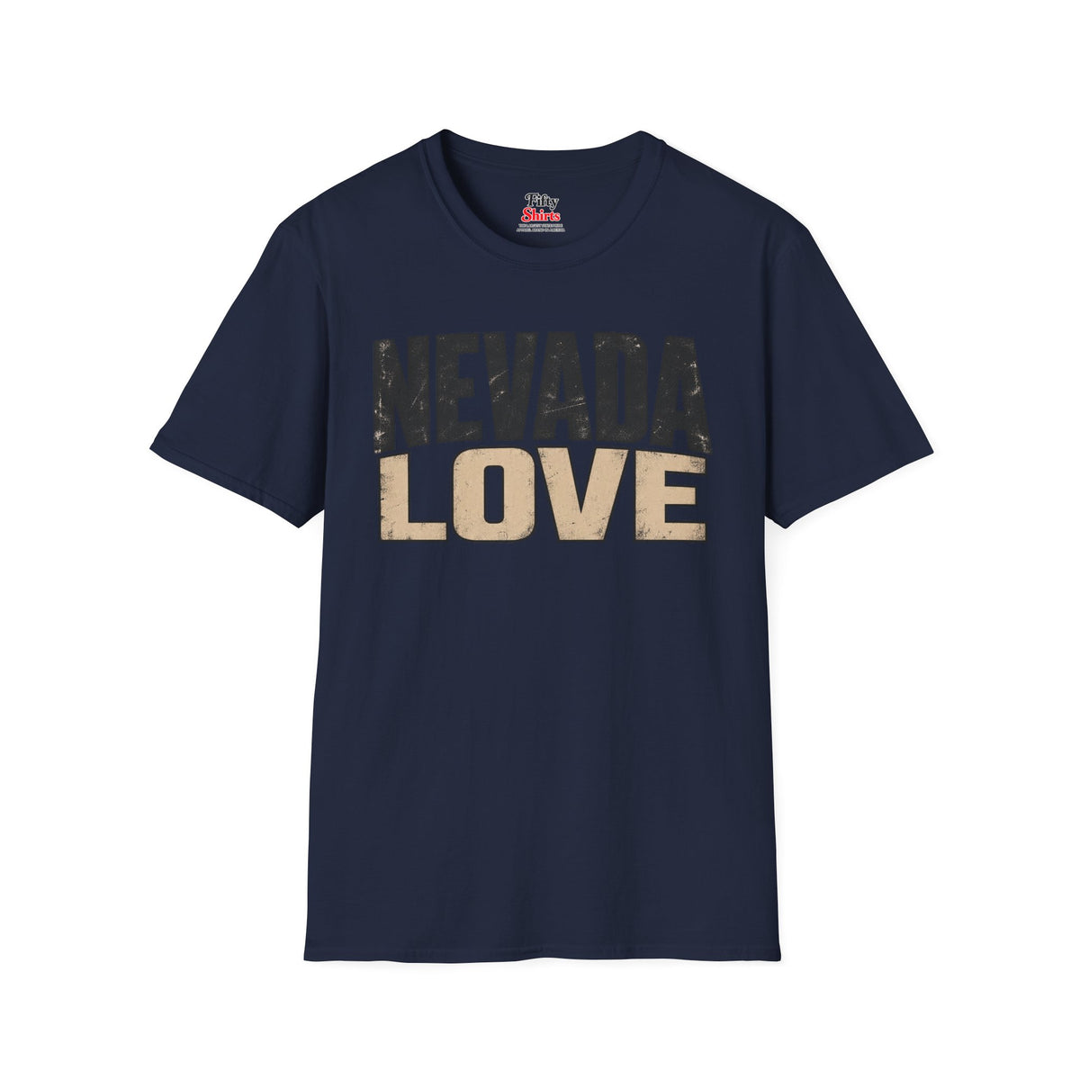 Nevada Love Unisex Softstyle T Shirt State Name Graphic Tee