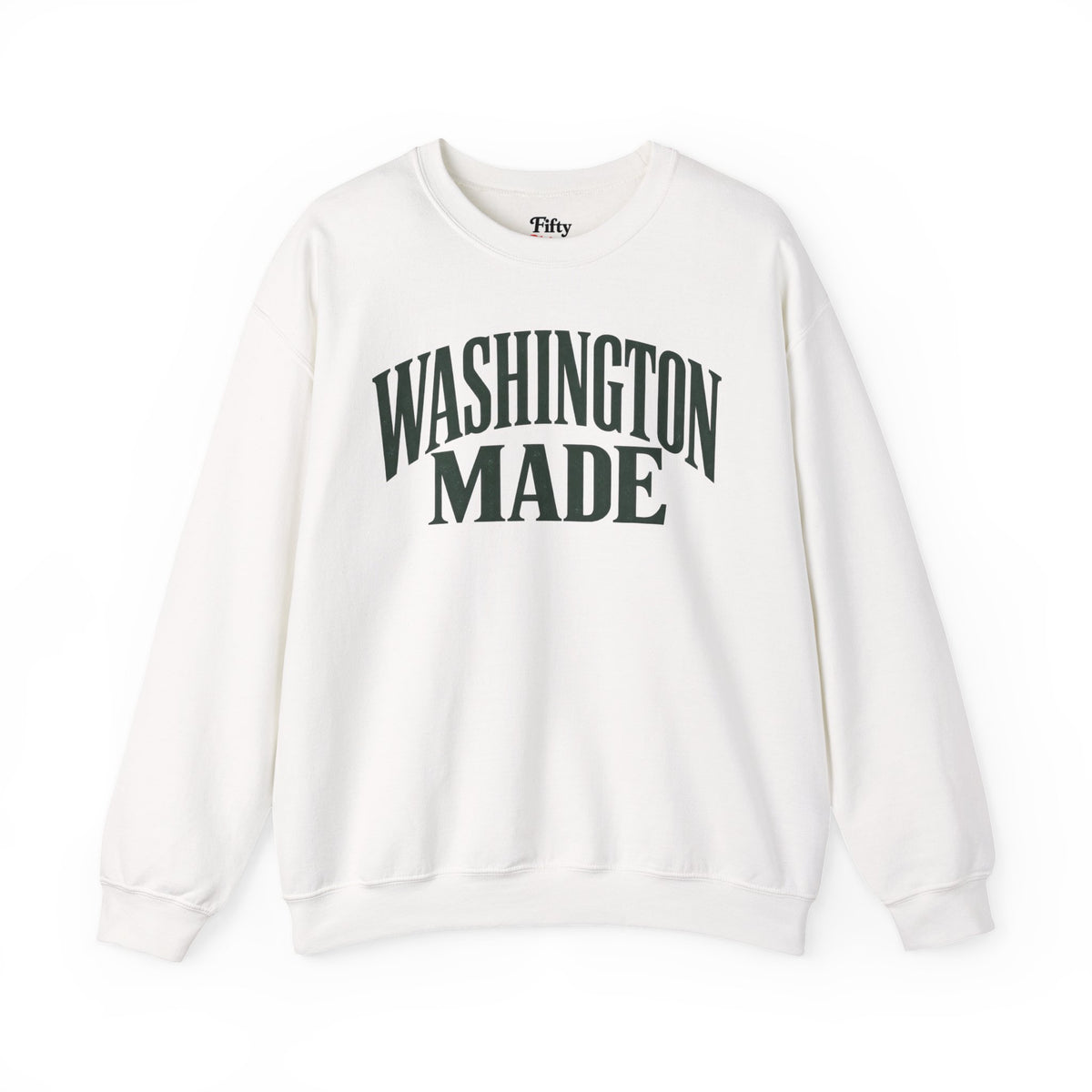 Washington Made Unisex Crewneck Sweatshirt State Name Graphic