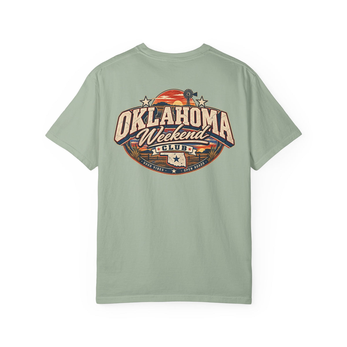 Oklahoma Weekend Club Unisex Comfort Color 1717 Streetwear Graphic Tee