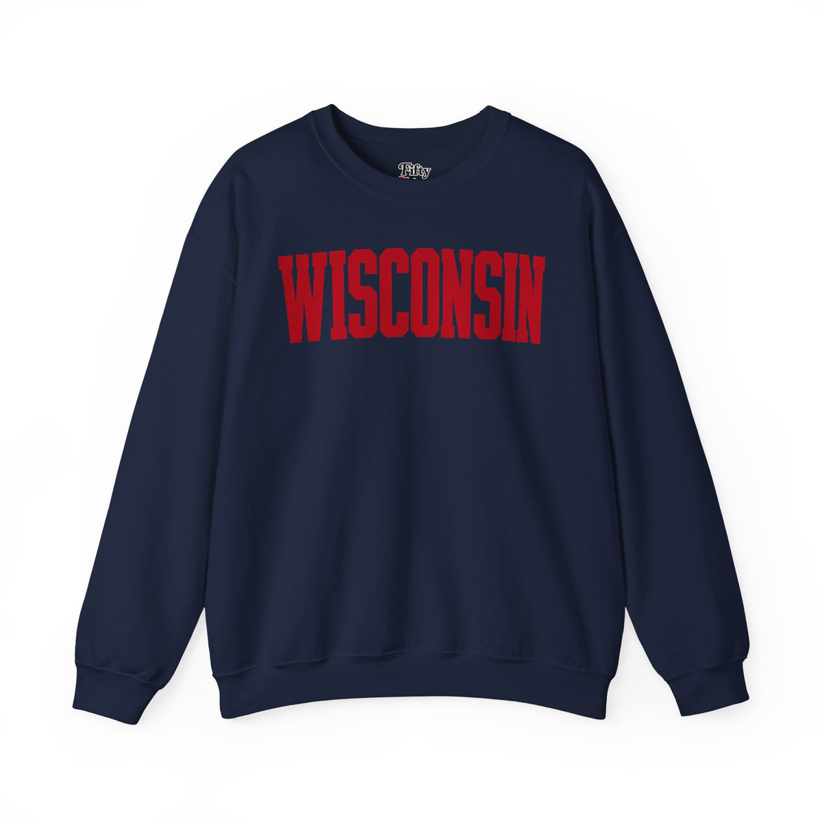Wisconsin Unisex Crewneck Sweatshirt State Name Graphic