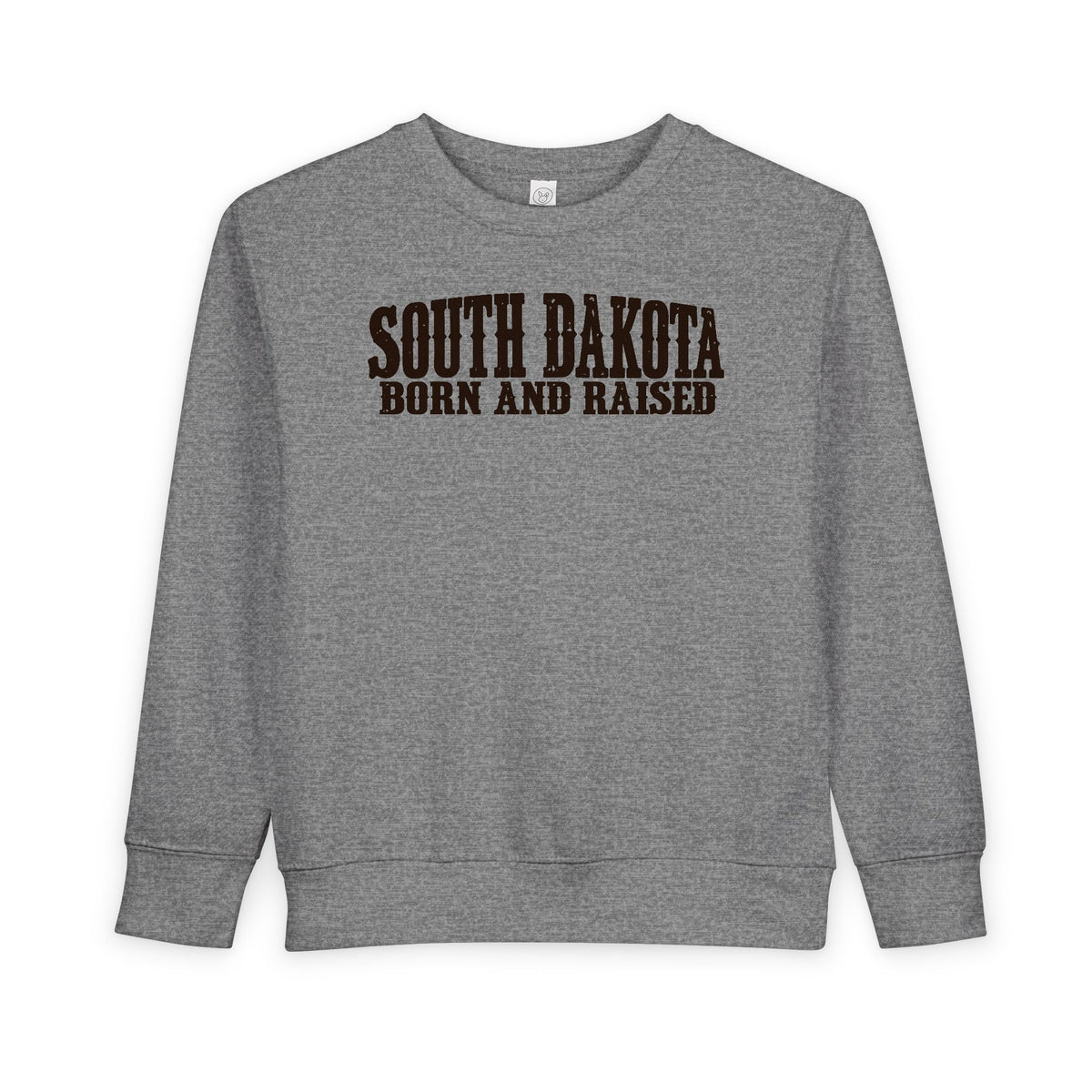 South Dakota Born and Raised Western Heritage Unisex Toddler Sweatshirt