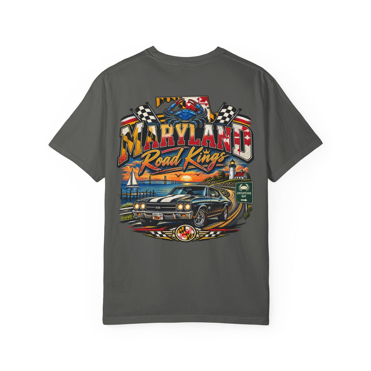 Maryland Road Kings Unisex Comfort Color 1717 Streetwear Graphic Tee