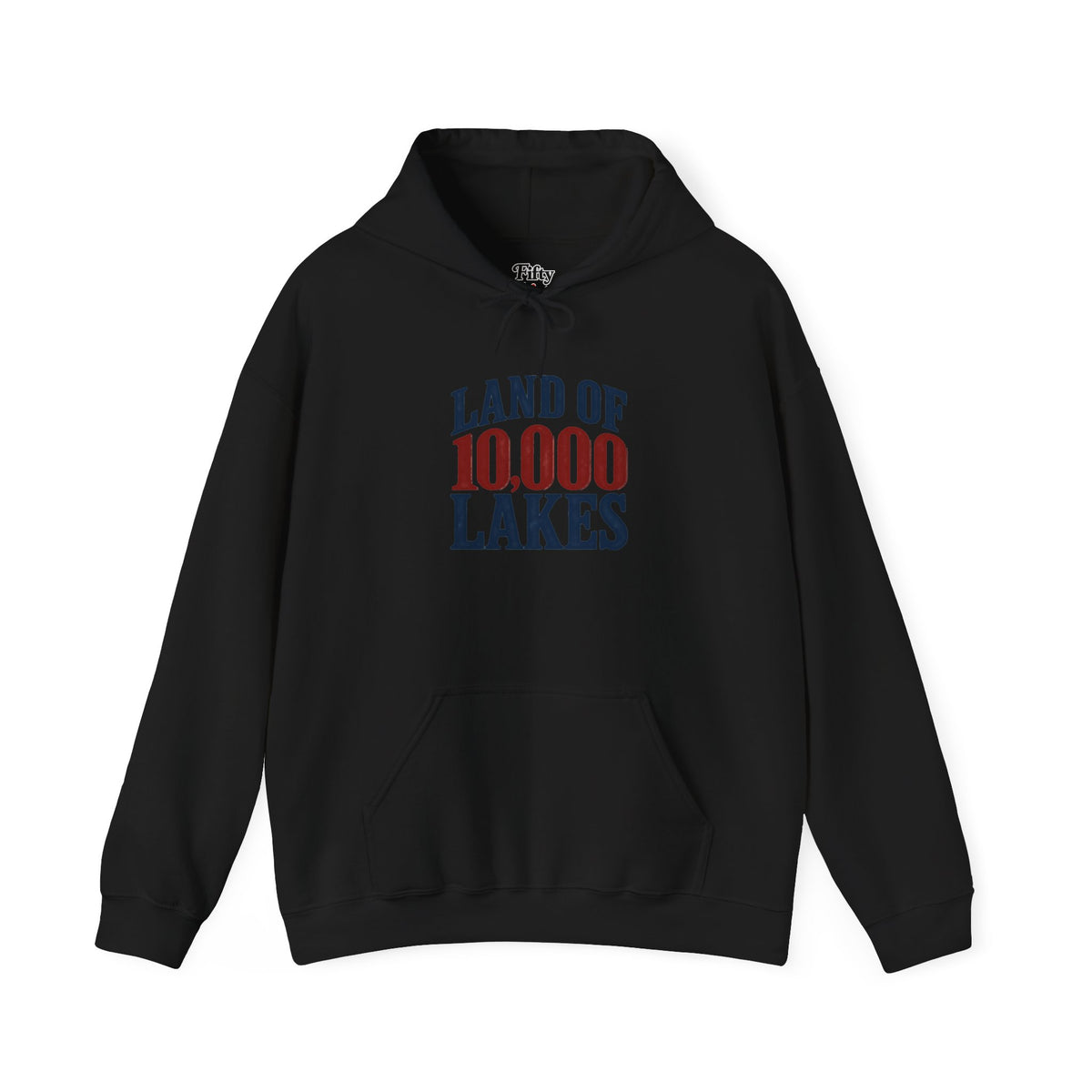 Minnesota Land of 10,000 Lakes Unisex Hoodie State Name Graphic