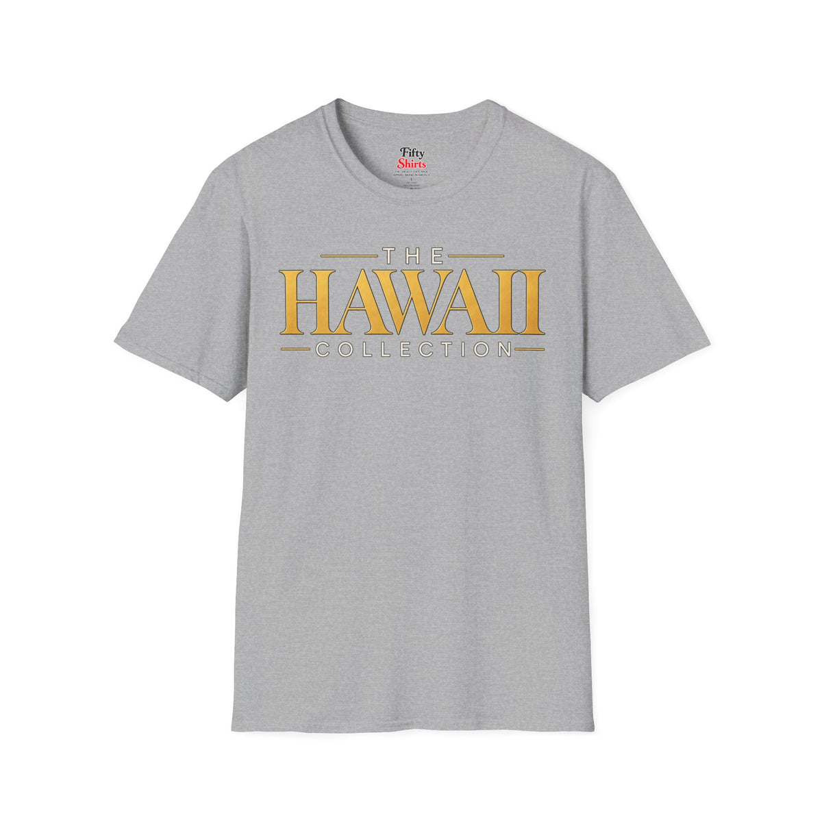 The Hawaii Collection Unisex Softstyle T Shirt State Name Graphic Tee