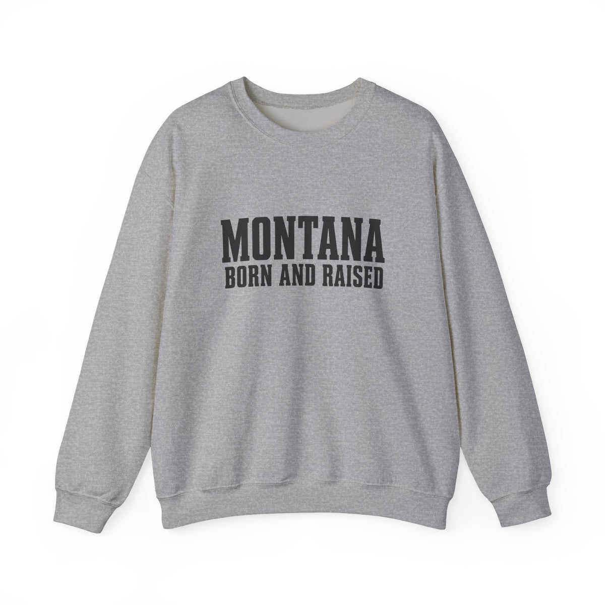 Montana Born and Raised Minimal Heritage Unisex Sweatshirt Graphic