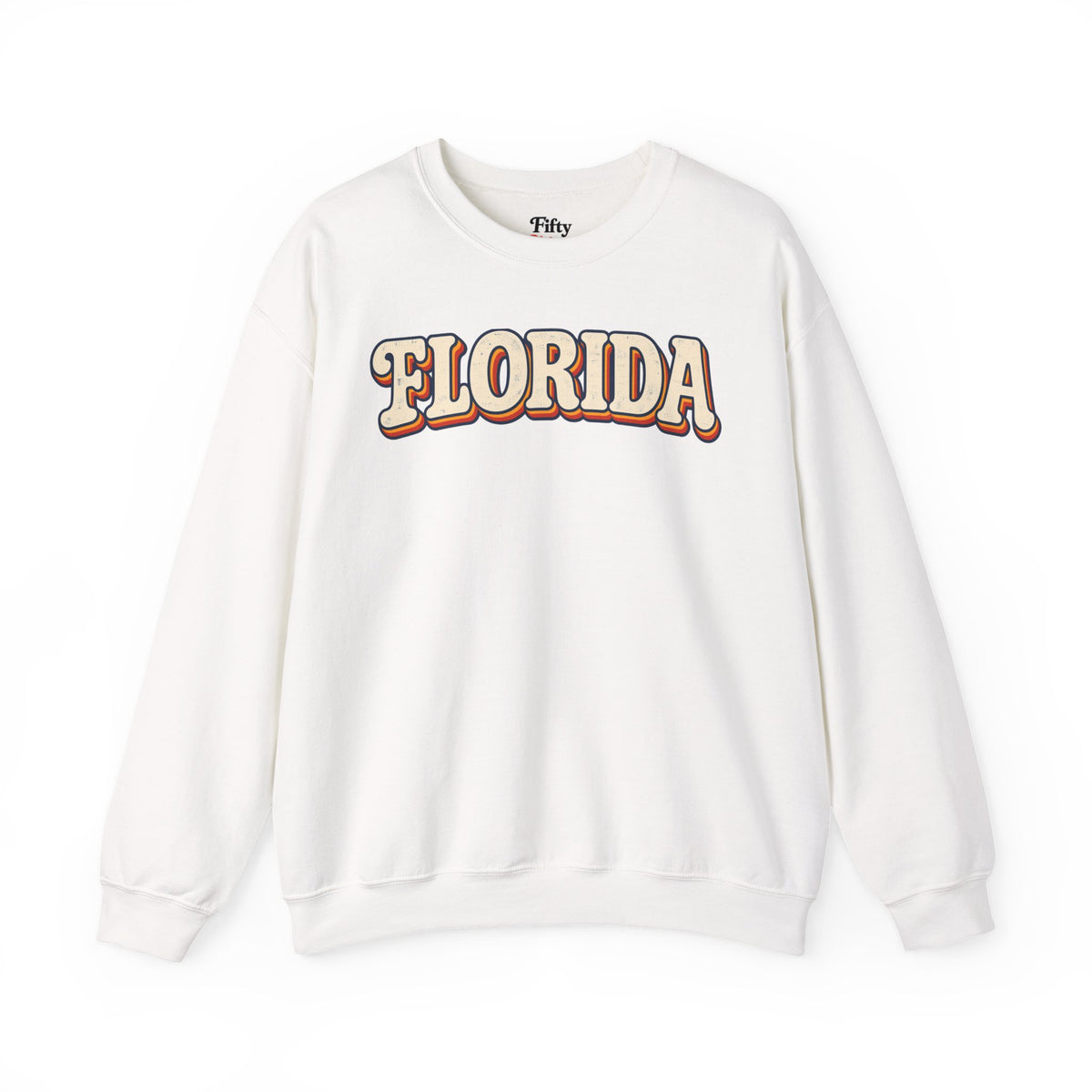 Florida Unisex Crewneck Sweatshirt State Name Graphic