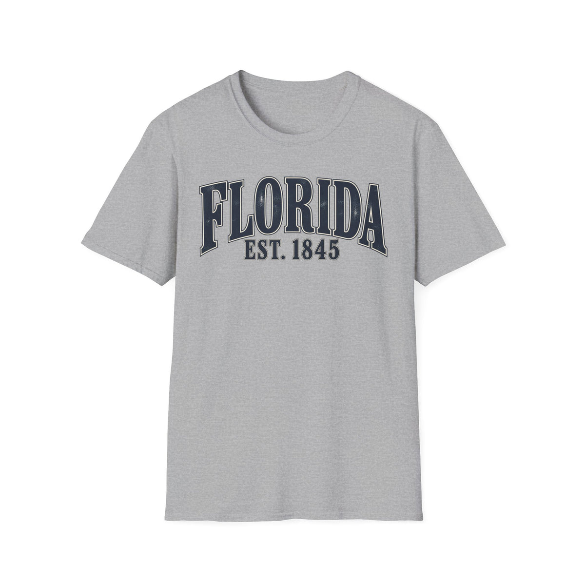 Florida EST. 1845 Unisex Softstyle T Shirt State Name Graphic Tee